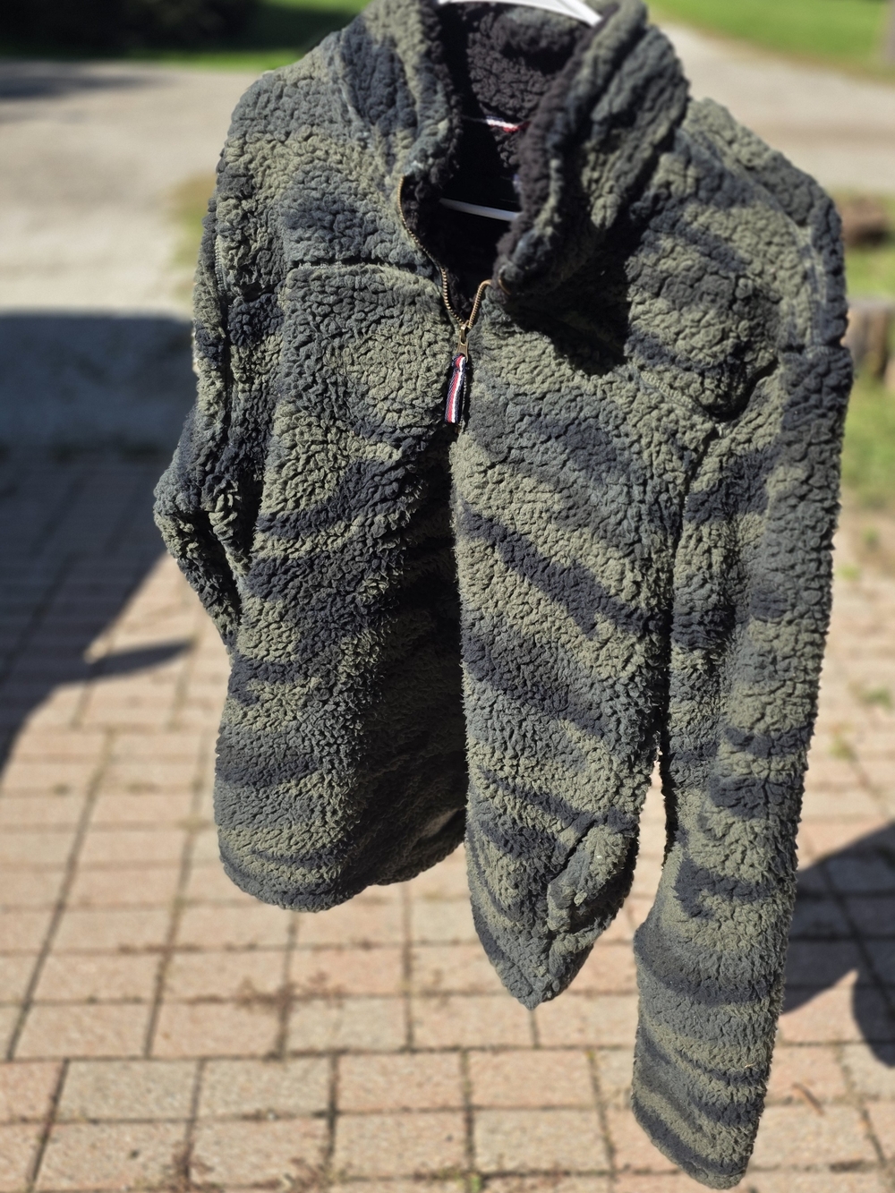 Camo Sherpa Fleece Jacket